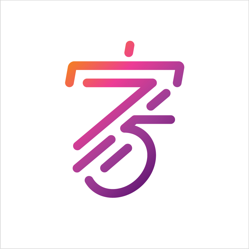 75 Anniversary logo